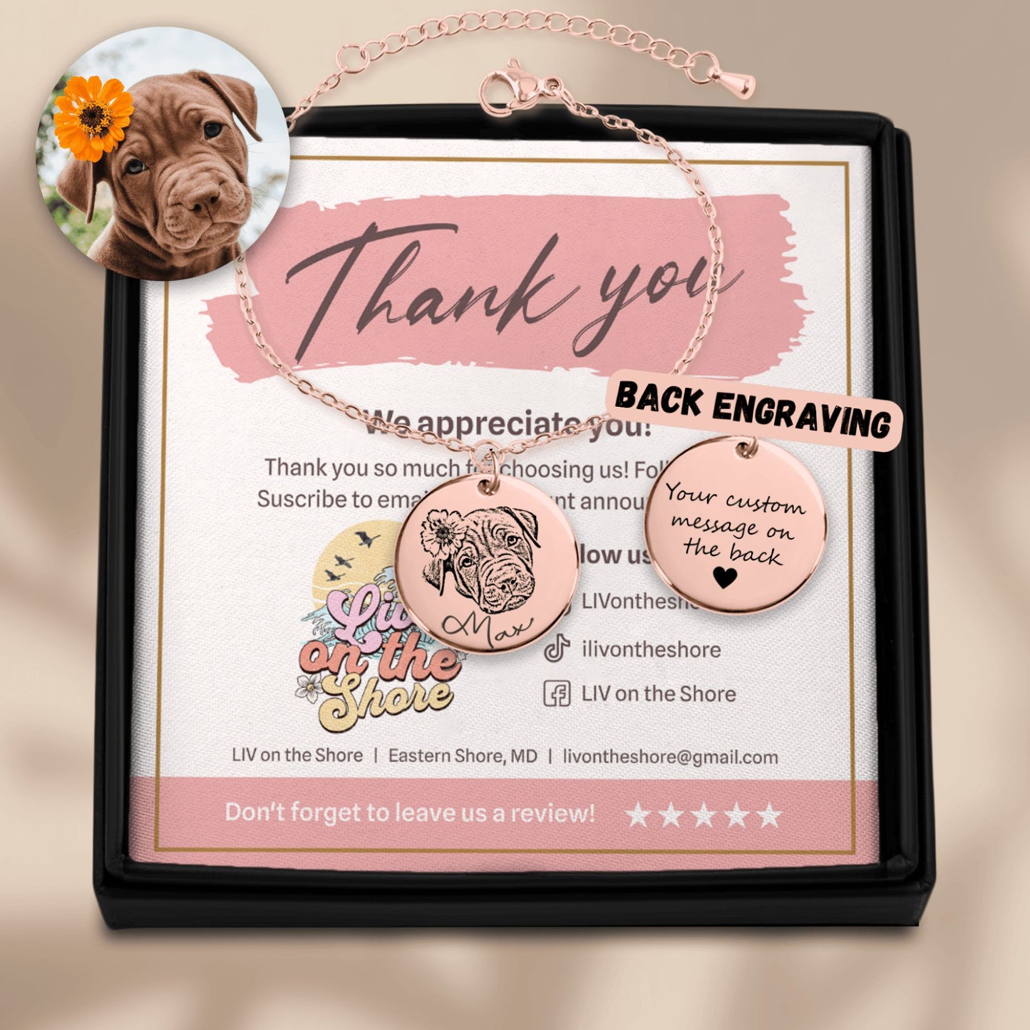 Dog Portrait Bracelet