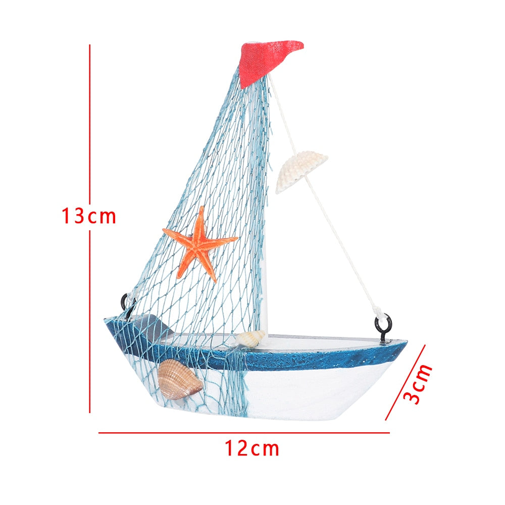 1PC Mediterranean Style Marine Nautical Wooden