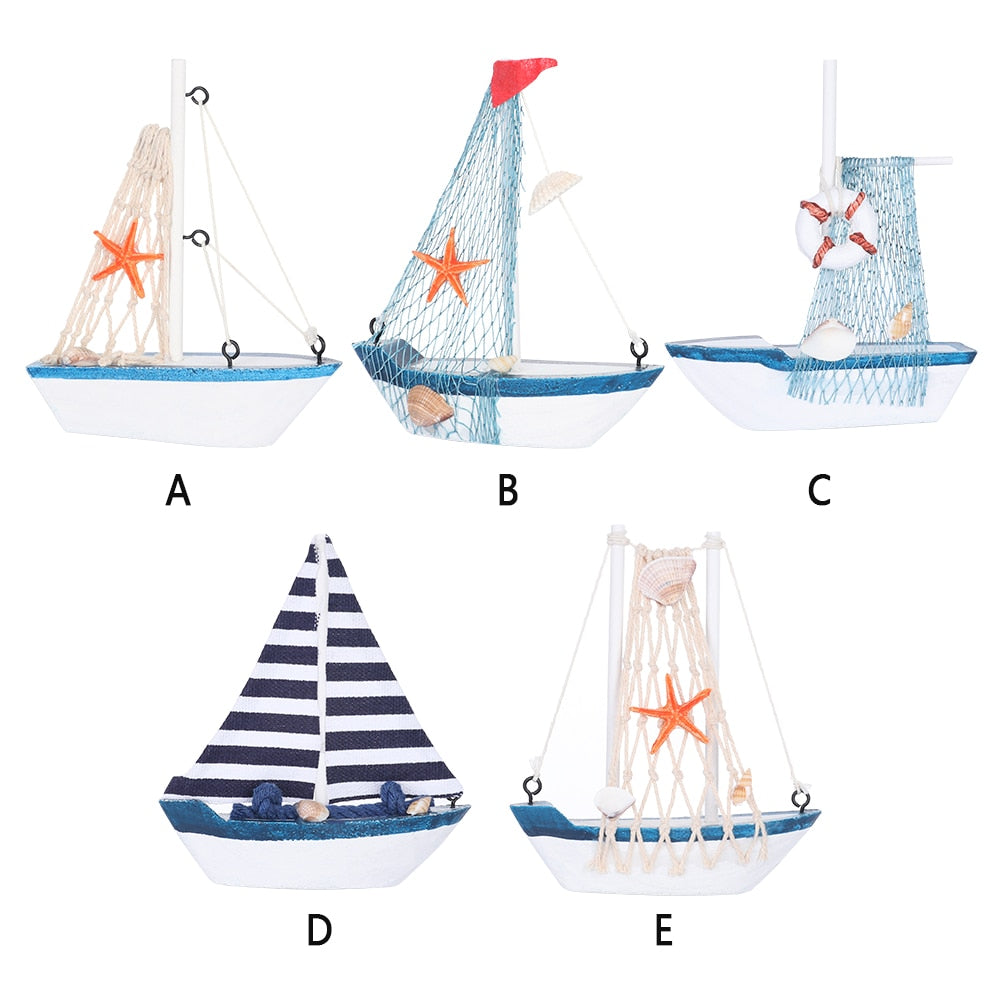 1PC Mediterranean Style Marine Nautical Wooden