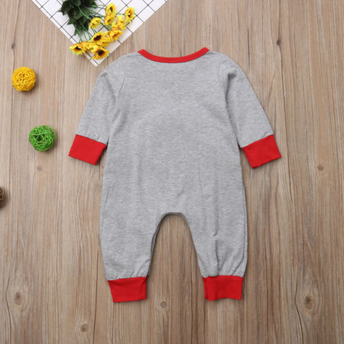 Autumn Newborn Baby Boy Shark Romper