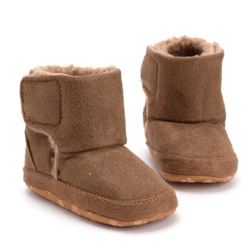 Baby Boy Girl Moccasins Snow Boots Warm