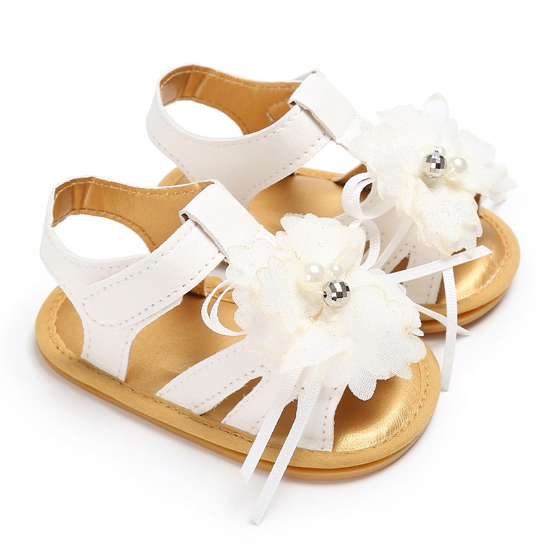 Leather Flower Shoes Baby Girl Shoes Baby