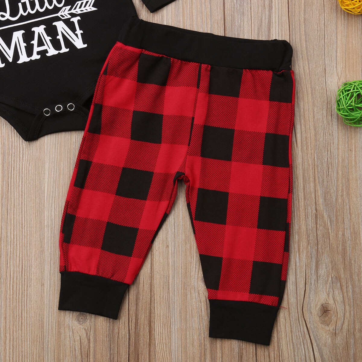 Newborn Baby Boy Xmas Clothes Jumpsuit Romper