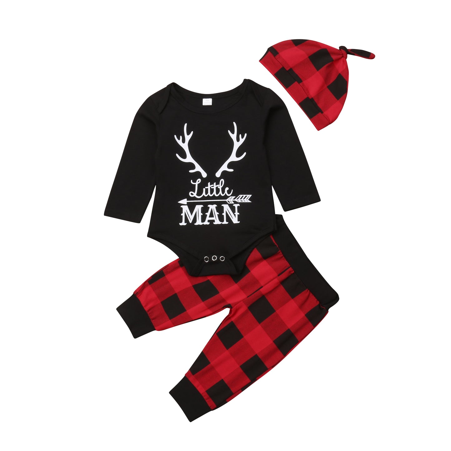 Newborn Baby Boy Xmas Clothes Jumpsuit Romper
