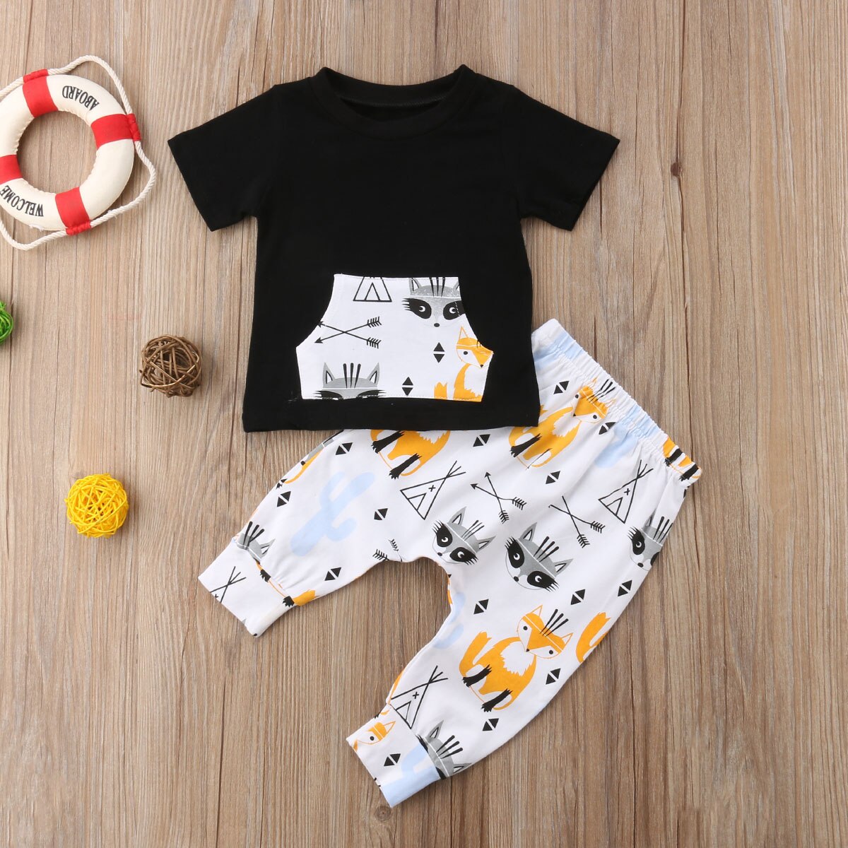 Newborn Kid Baby Boy Summer Clothes Jumpsuit