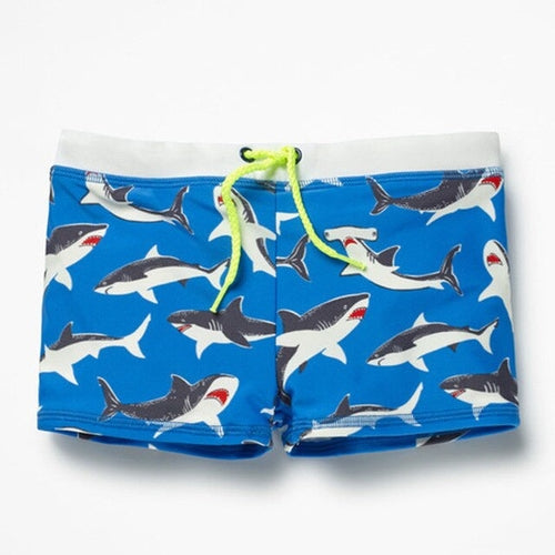 Summer Boys Swimming Trunks Shark Stripe