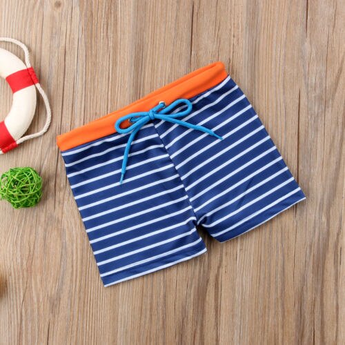 Summer Boys Swimming Trunks Shark Stripe
