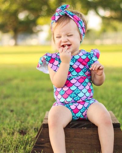 Toddler Kids Baby Girls Mermaid Bikini
