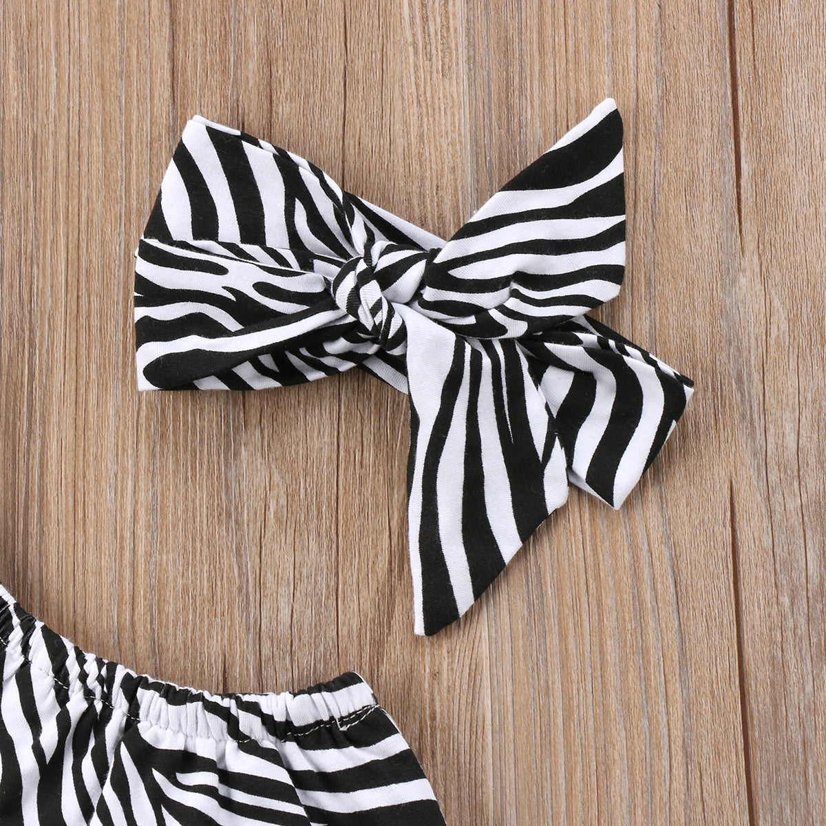 Zebra Stripe Fancy Newbron Baby Girl Off