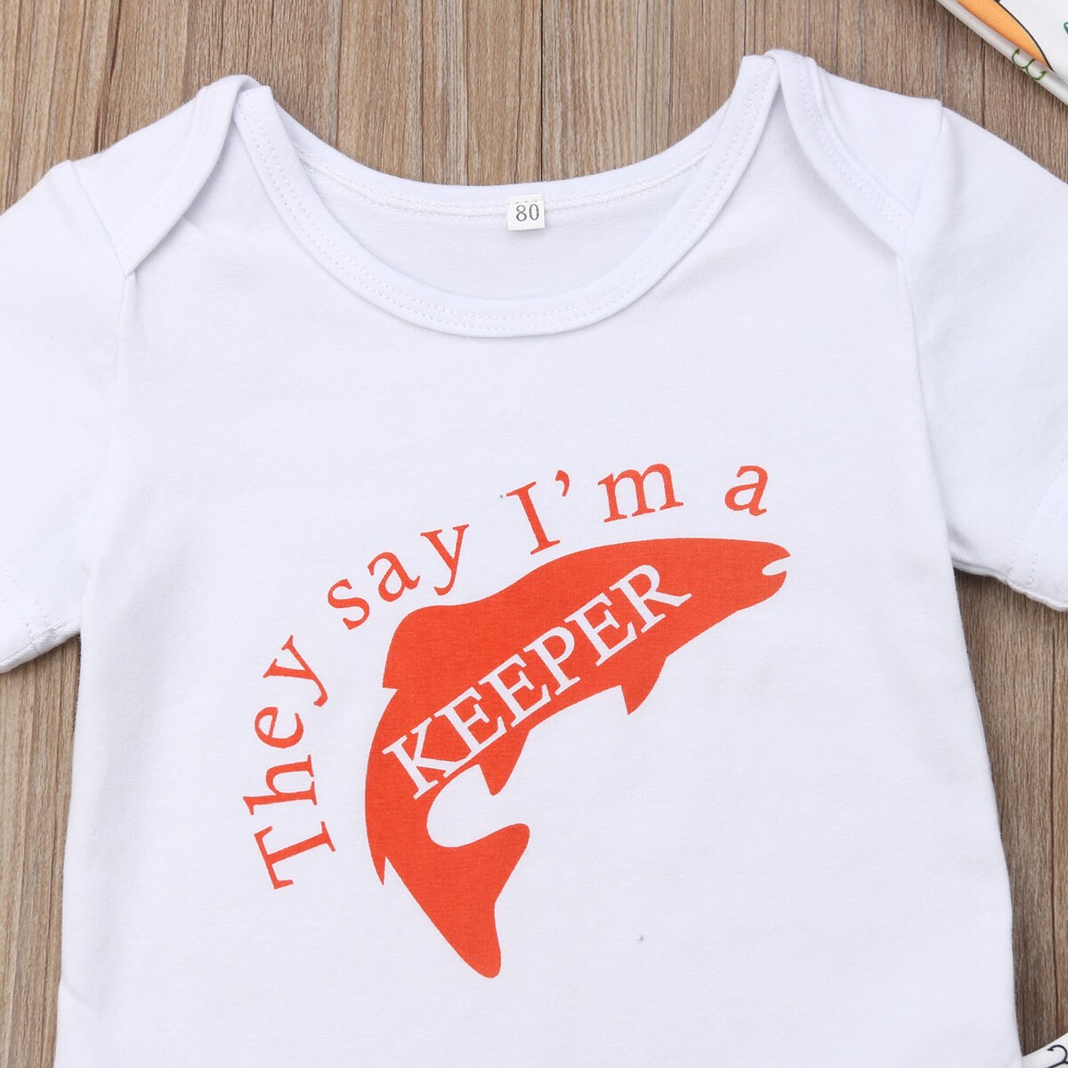 Newborn Baby Boy Animal Romper Tops+Long