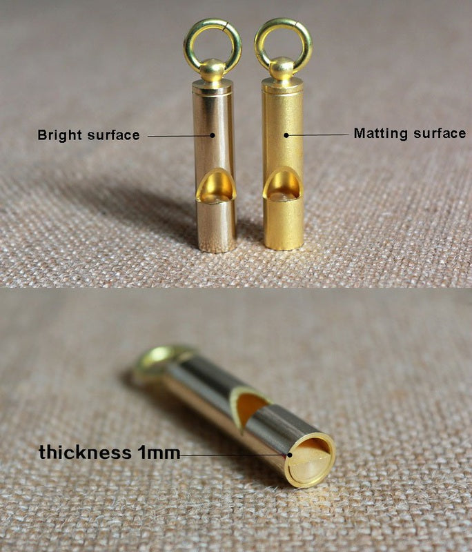 EDC Brass Whistle