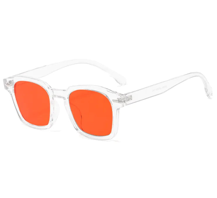 WaveRider Blue Lens Sunglasses – Metallic Hinge Detail