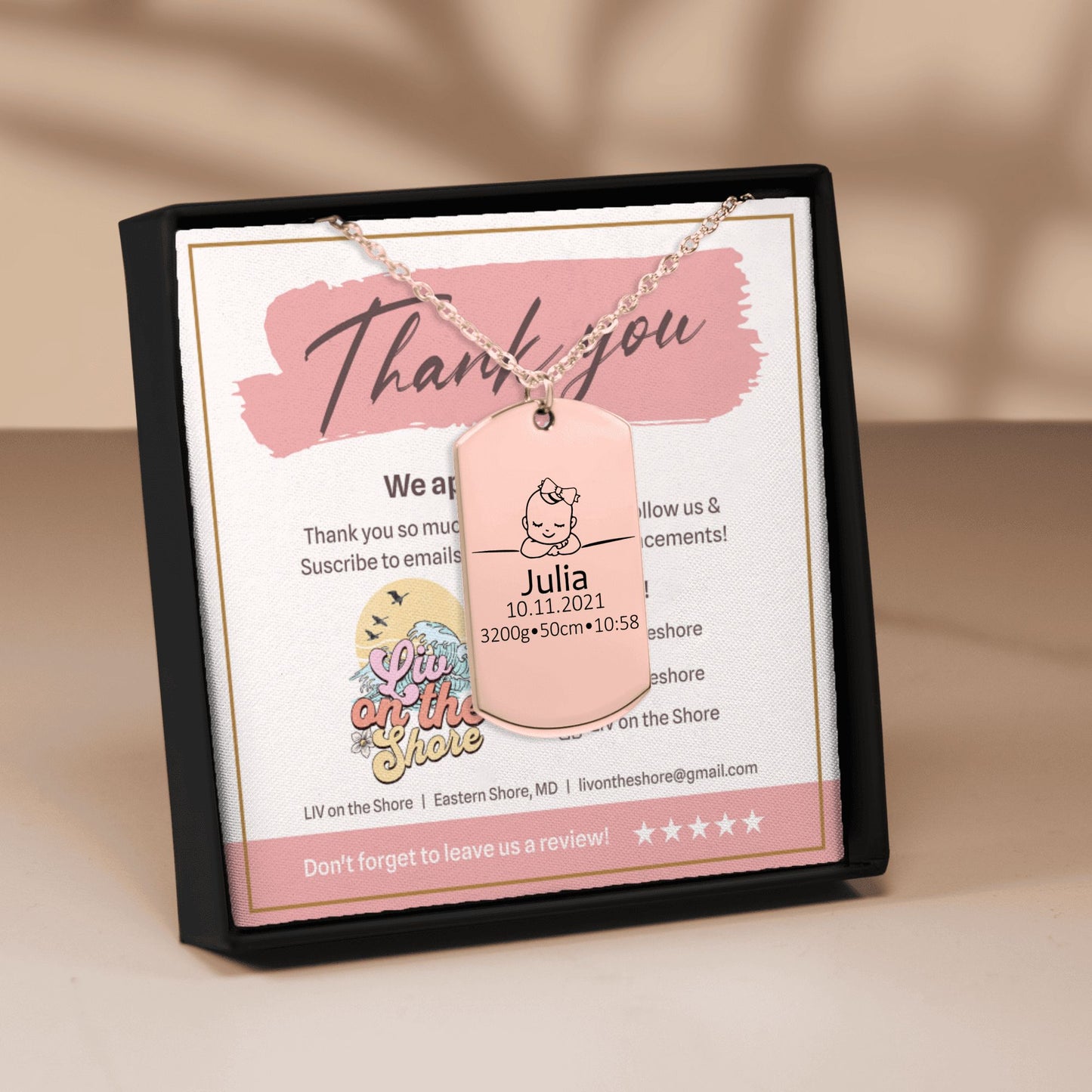 Birth Details Tag