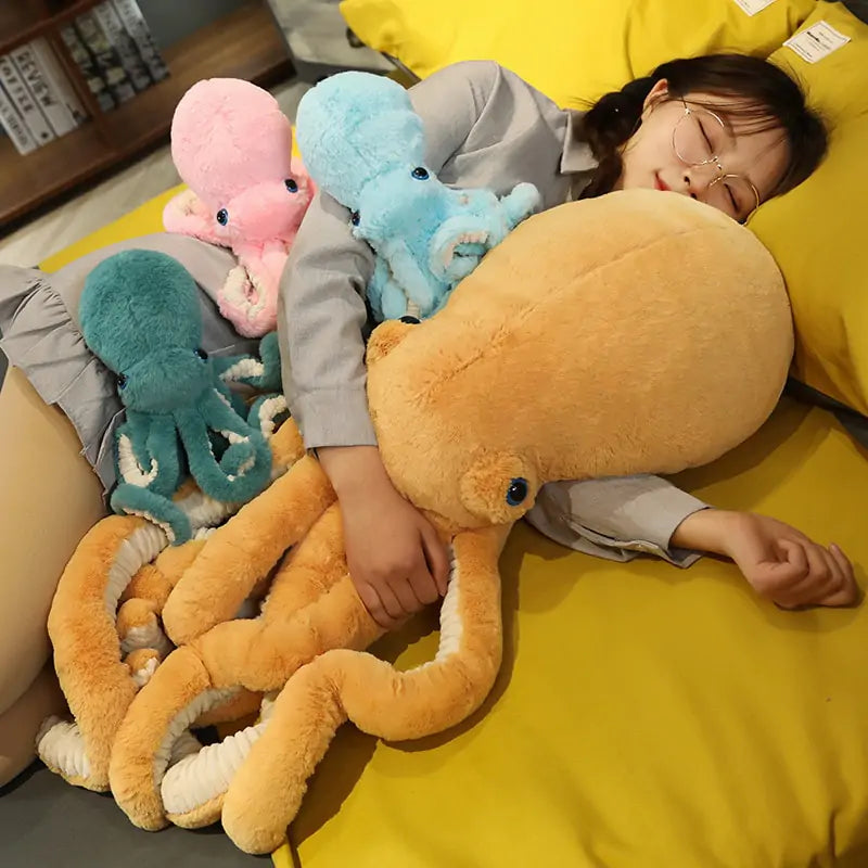 Realistic Octopus Plush Companion