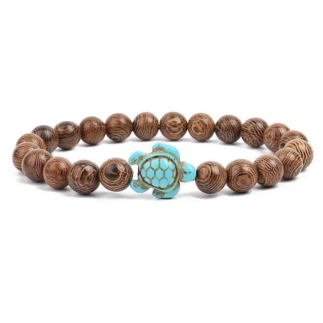 Ocean Turtles Stone Bracelet