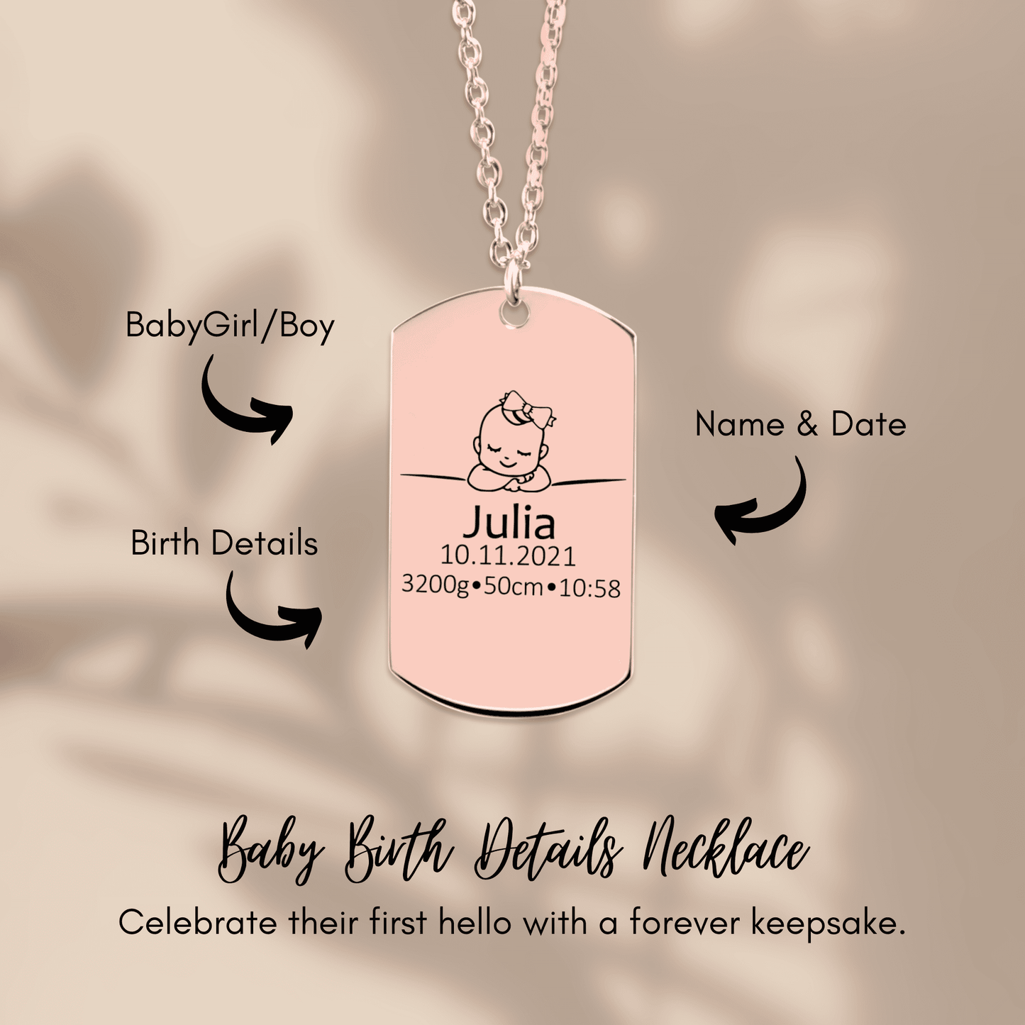 Birth Details Tag