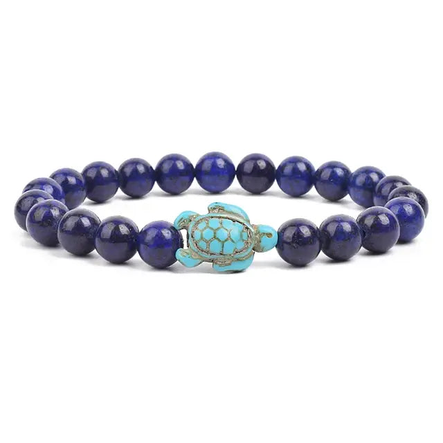 Ocean Turtles Stone Bracelet