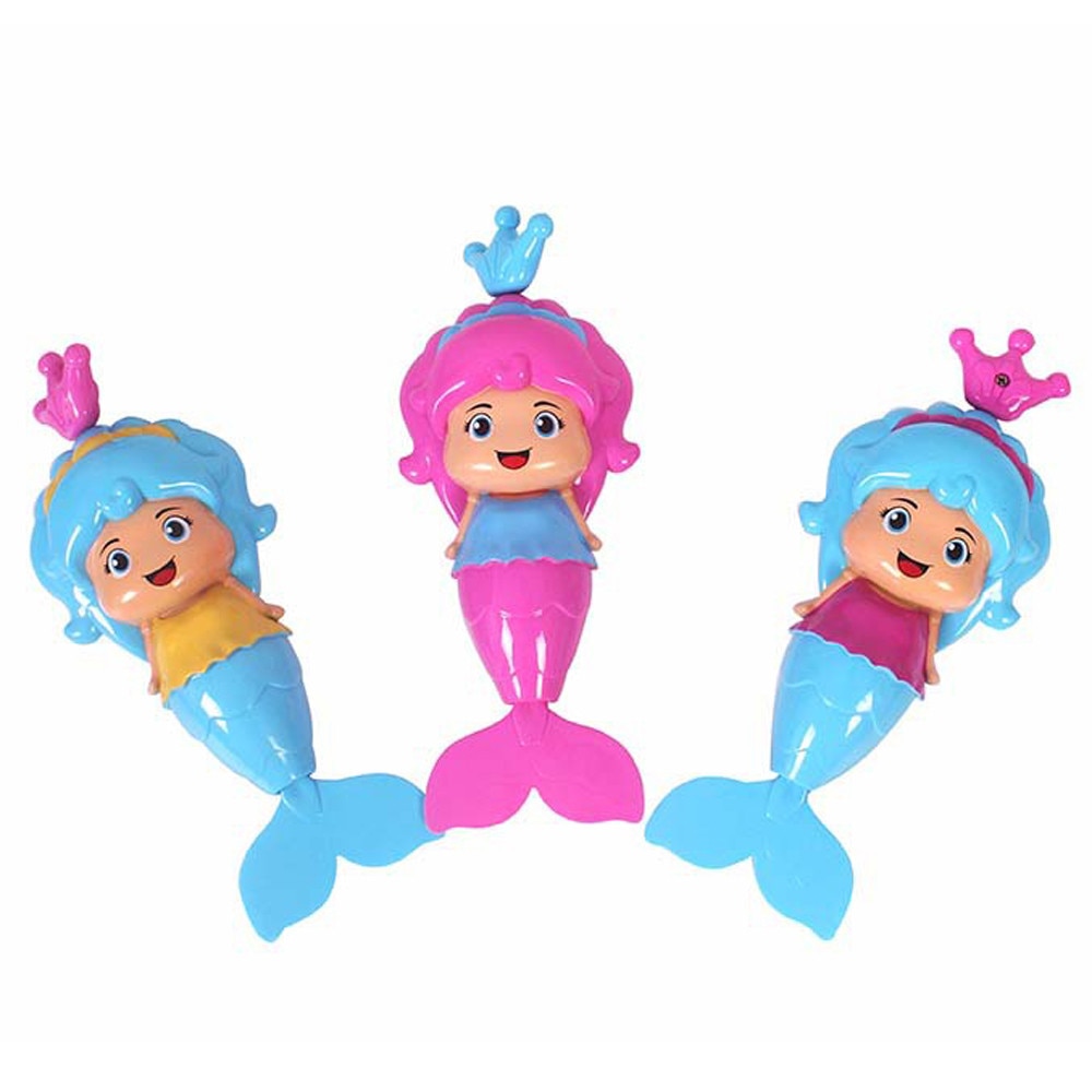 Bath Tub Fun Swimming Baby Bath Toy Mermaid Wind