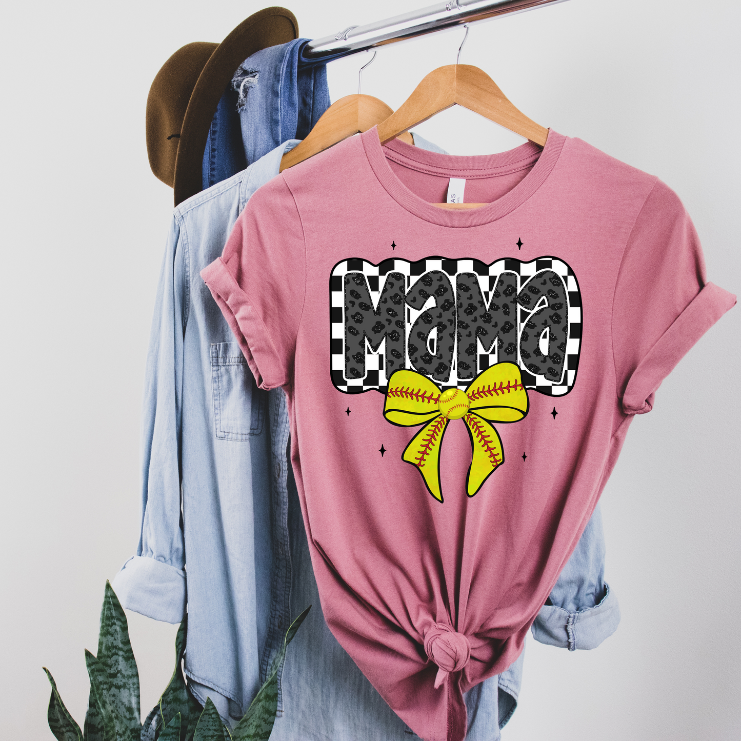 The Cutest Softball Mama Classic Fit T-Shirt