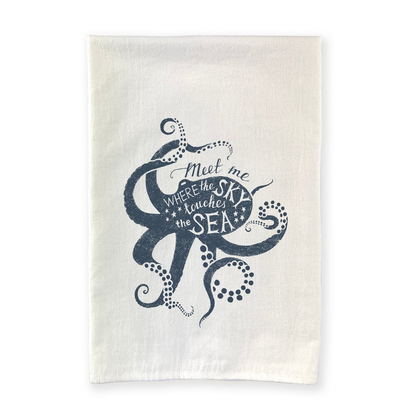 Meet Me (Octopus) - Cotton Tea Towel
