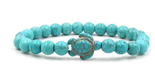 Ocean Turtles Stone Bracelet