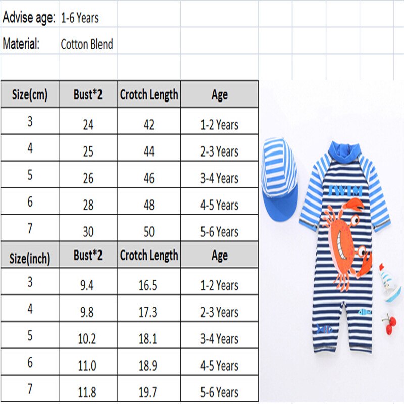 Fashion Kid Baby Girl Summer Sets Striped Crab