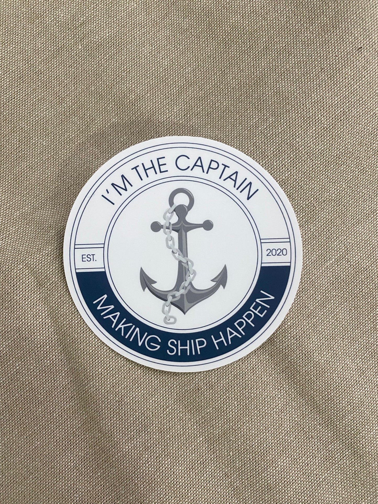 Sticker - Anchor and Chain Pun