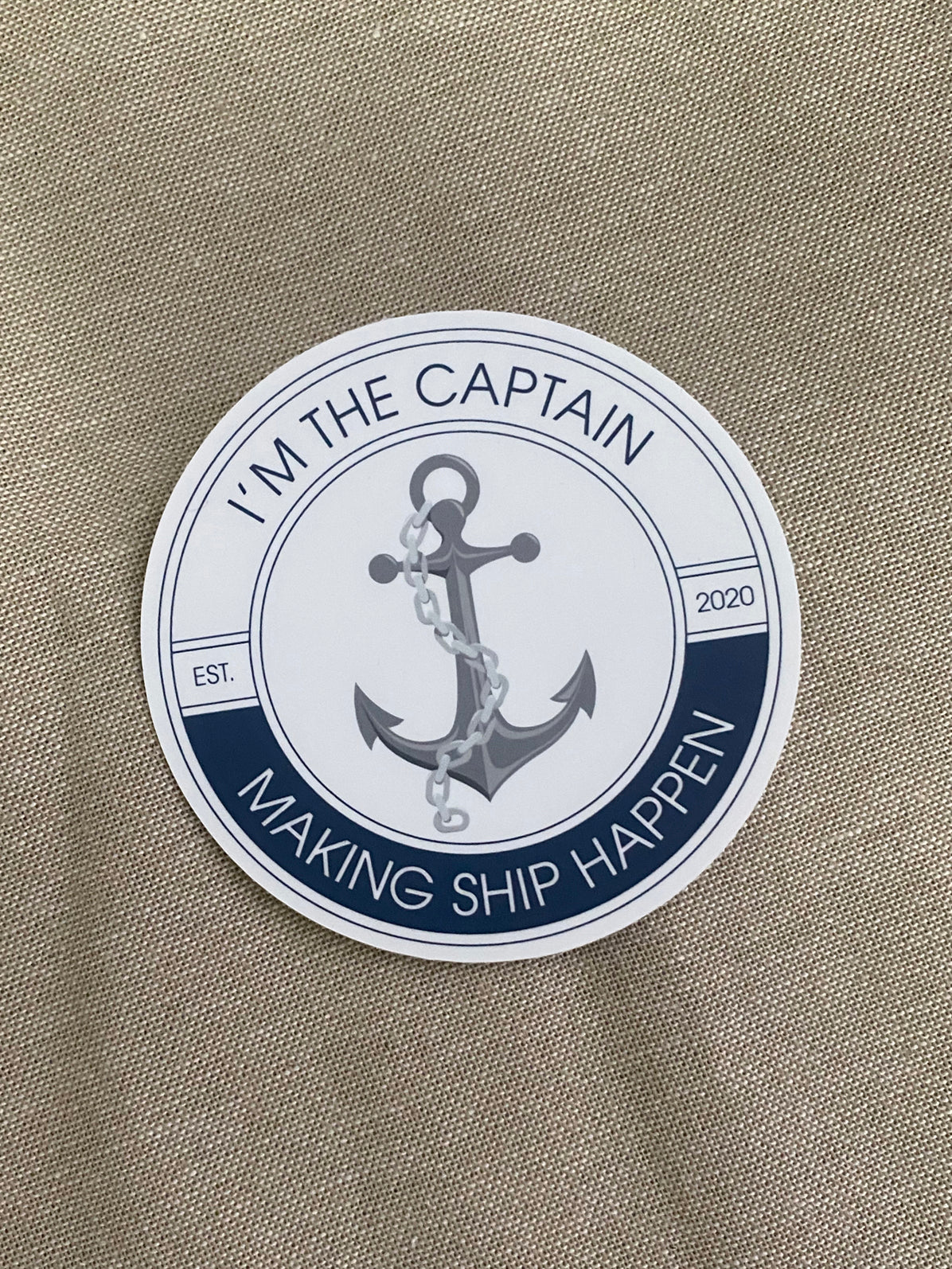 Sticker - Anchor and Chain Pun