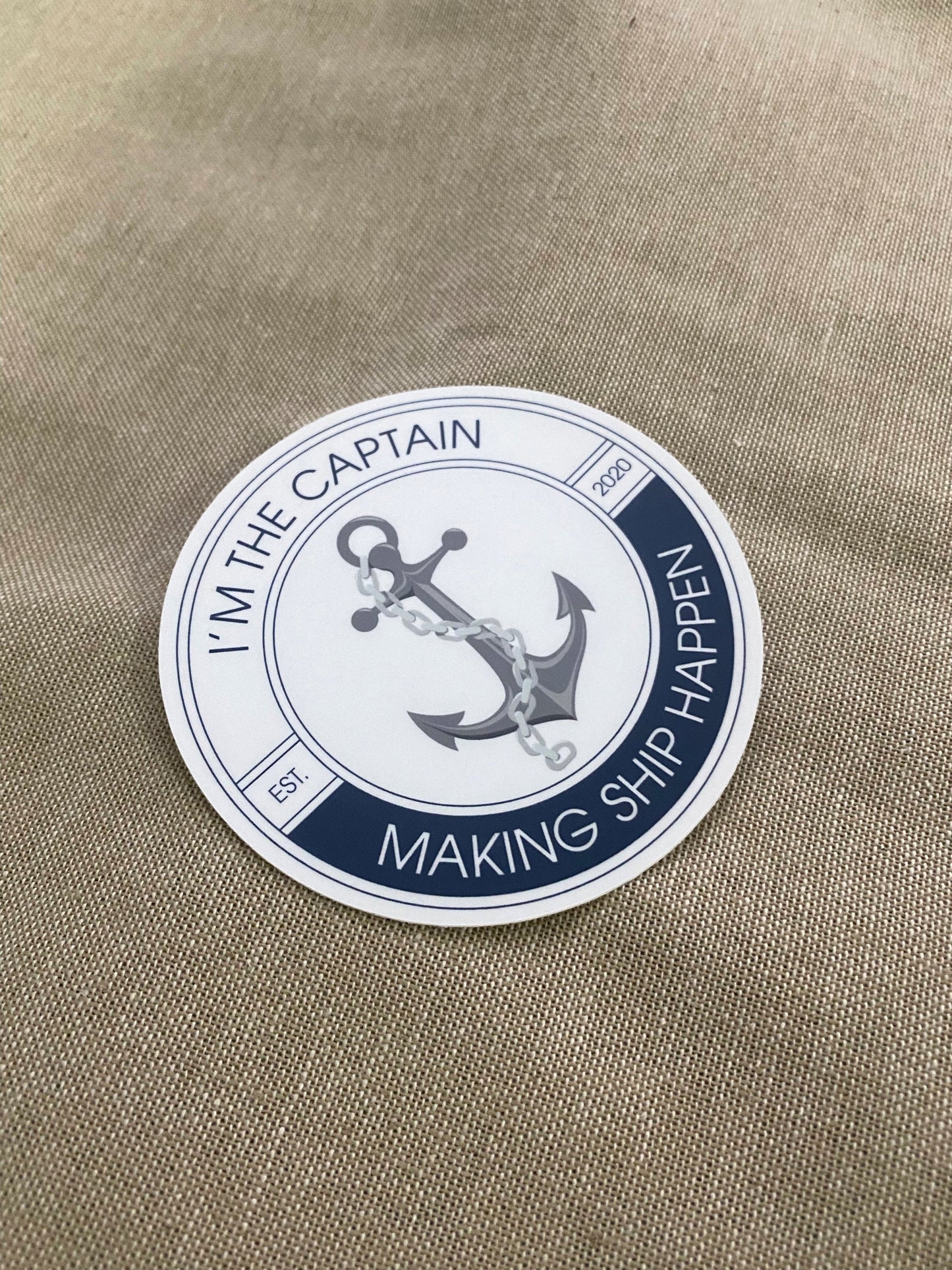 Sticker - Anchor and Chain Pun