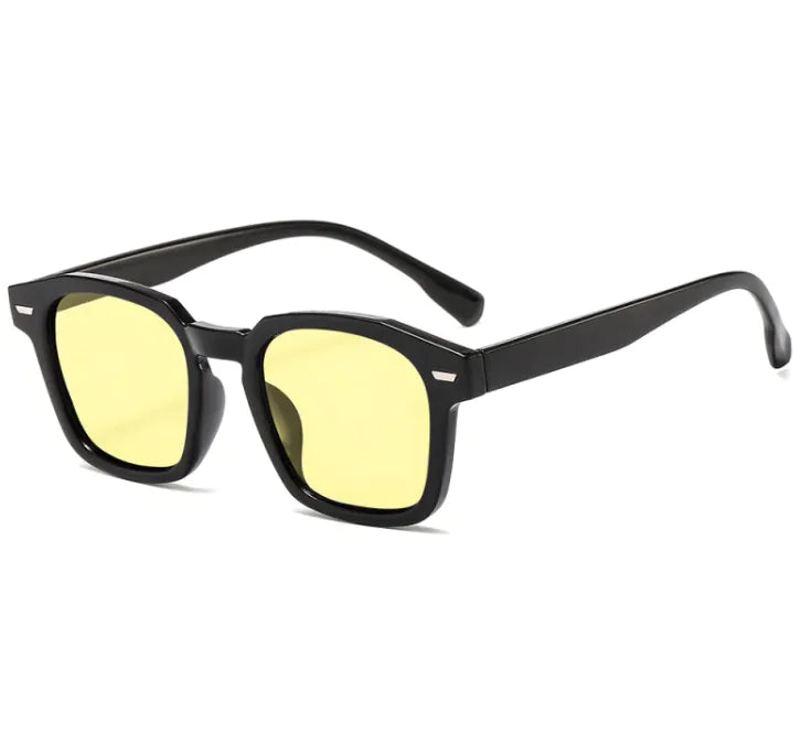 WaveRider Blue Lens Sunglasses – Metallic Hinge Detail
