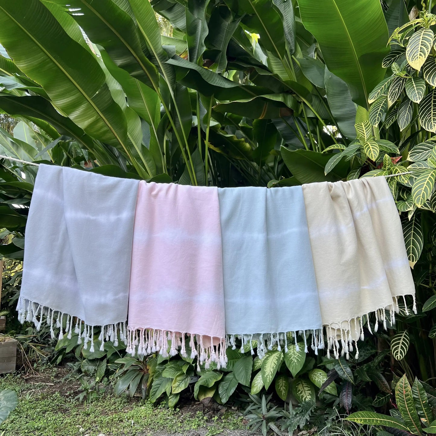Marine Swirl Turkish Cotton Towel
