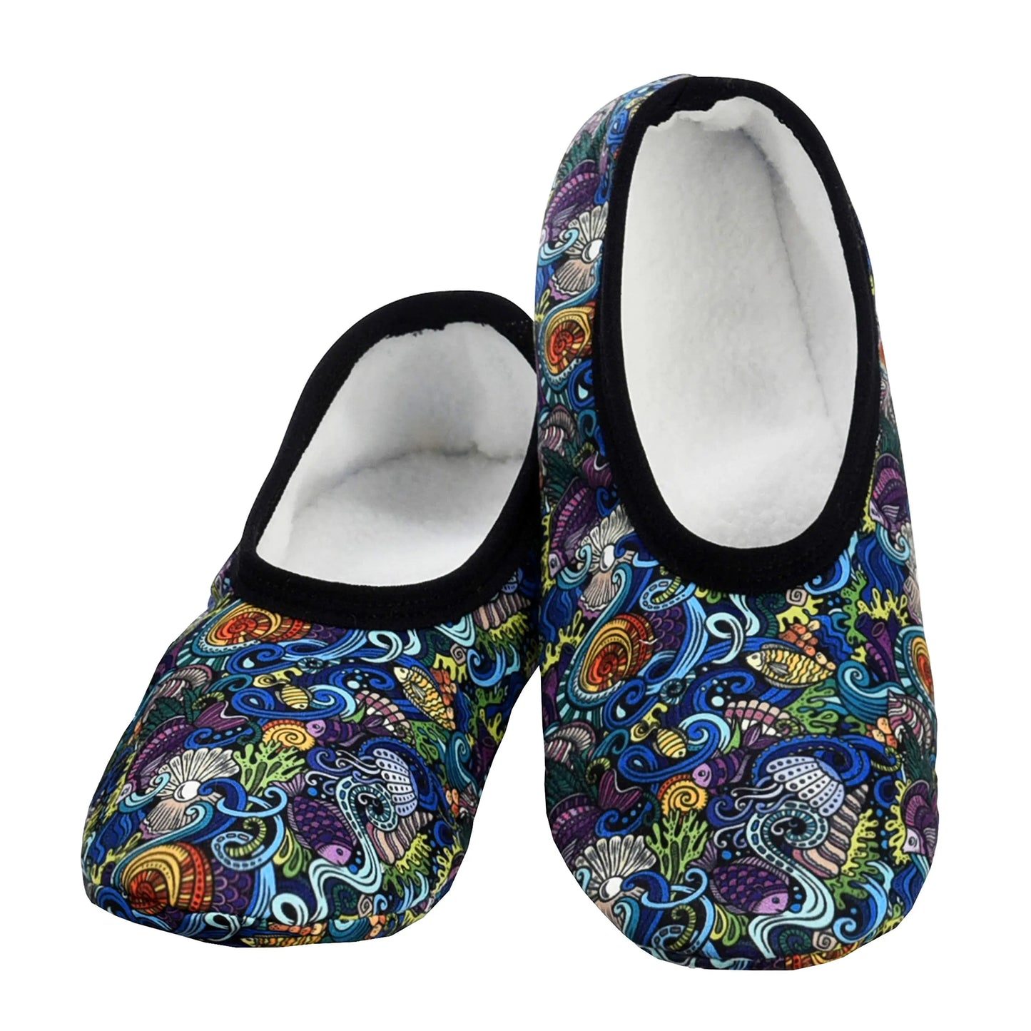 Cozy Traveler Slippers Socks - Bright Daisy Small