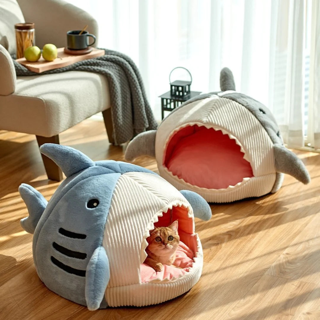 Cozy Shark Pet Lounge