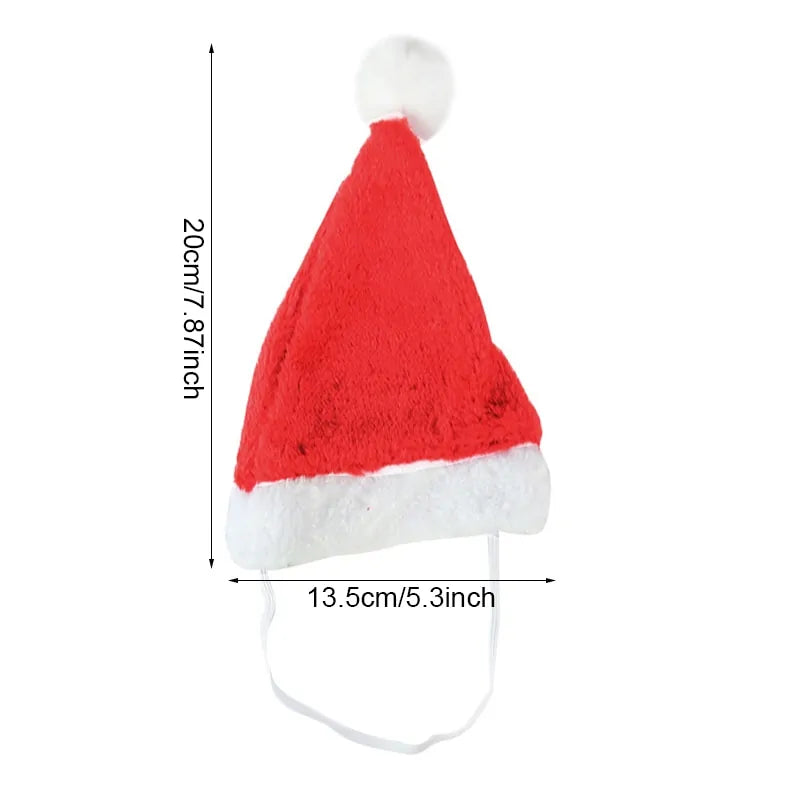Holiday Pet Santa Cap