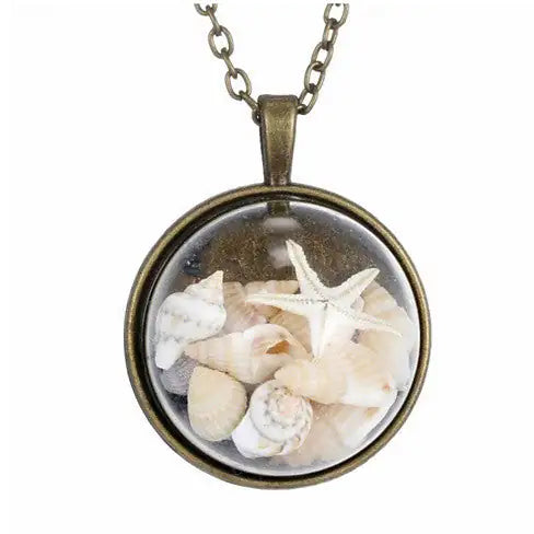 Ocean Dreamer Shell Locket Necklace