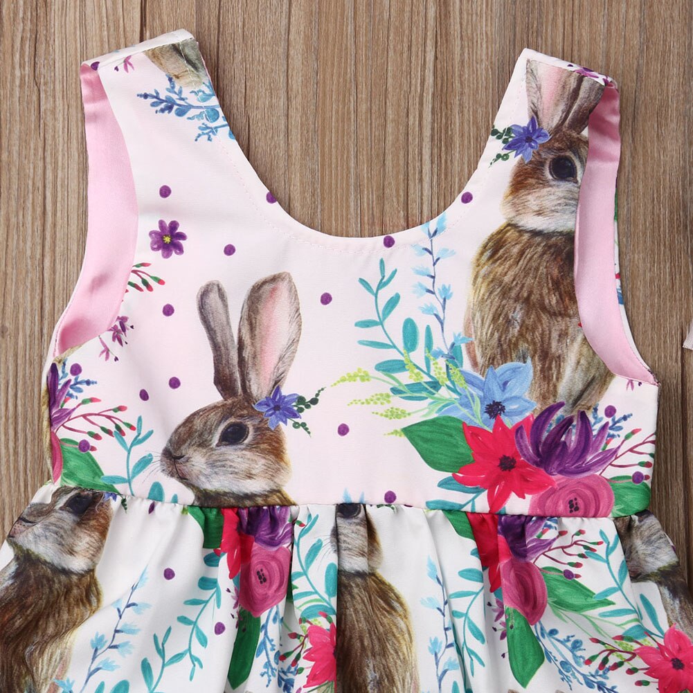 Newborn Toddler Baby Girls Easter Romper Buuny Ear