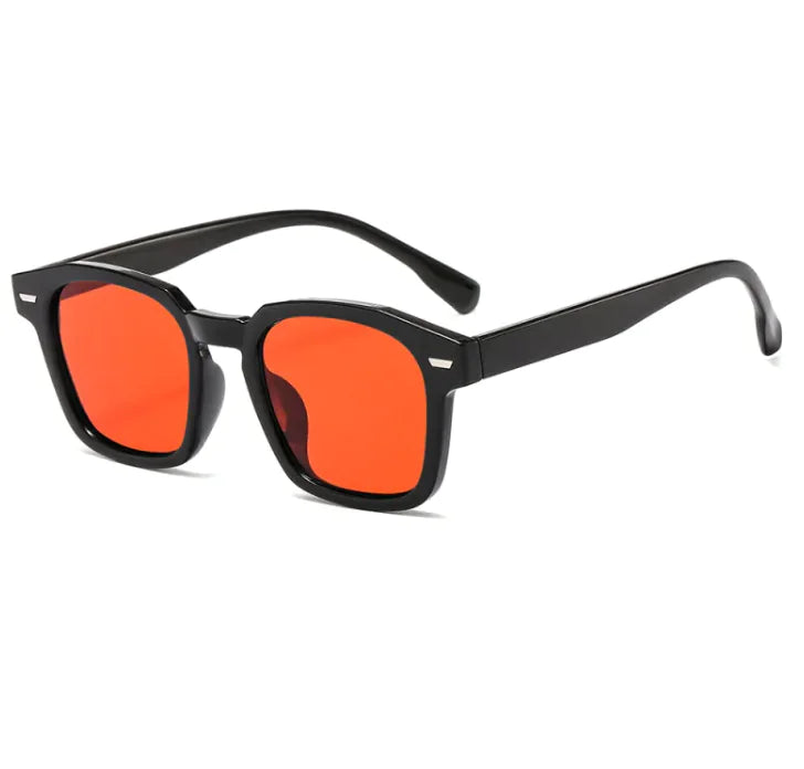 WaveRider Blue Lens Sunglasses – Metallic Hinge Detail