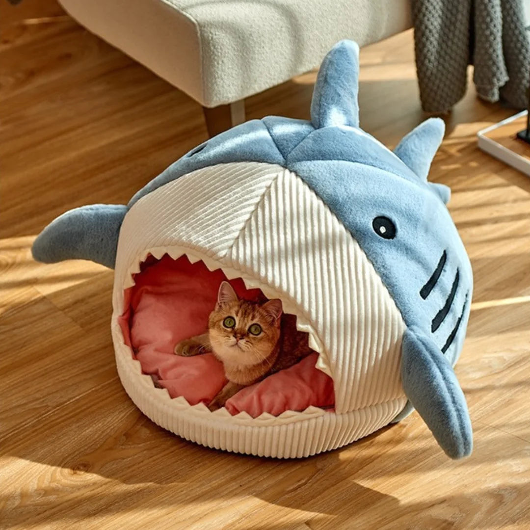 Cozy Shark Pet Lounge