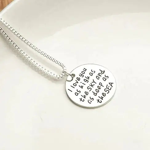 Eternal Sky & Sea Love Pendant