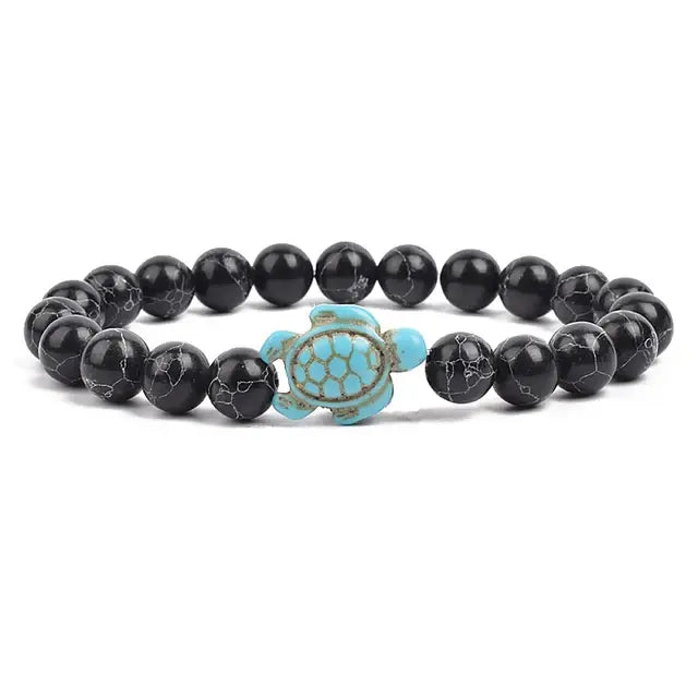 Ocean Turtles Stone Bracelet