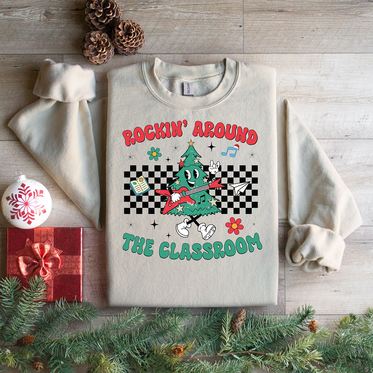 Rockin' Around the Classroom Unisex Sweatshirt