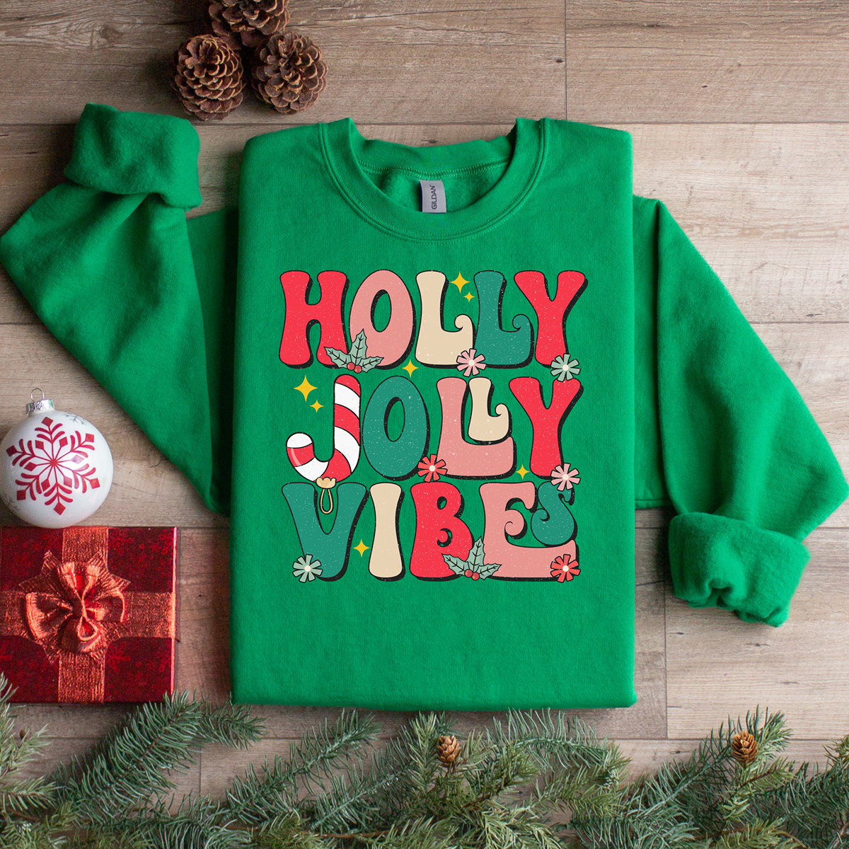 Holly Jolly Vibes Unisex Sweatshirt