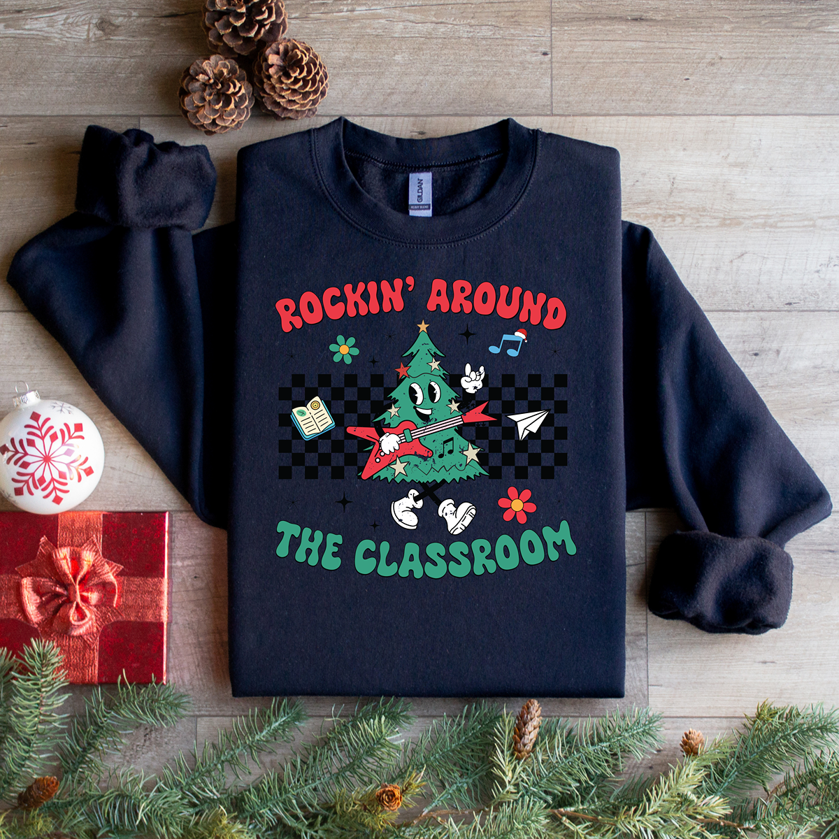 Rockin' Around the Classroom Unisex Sweatshirt