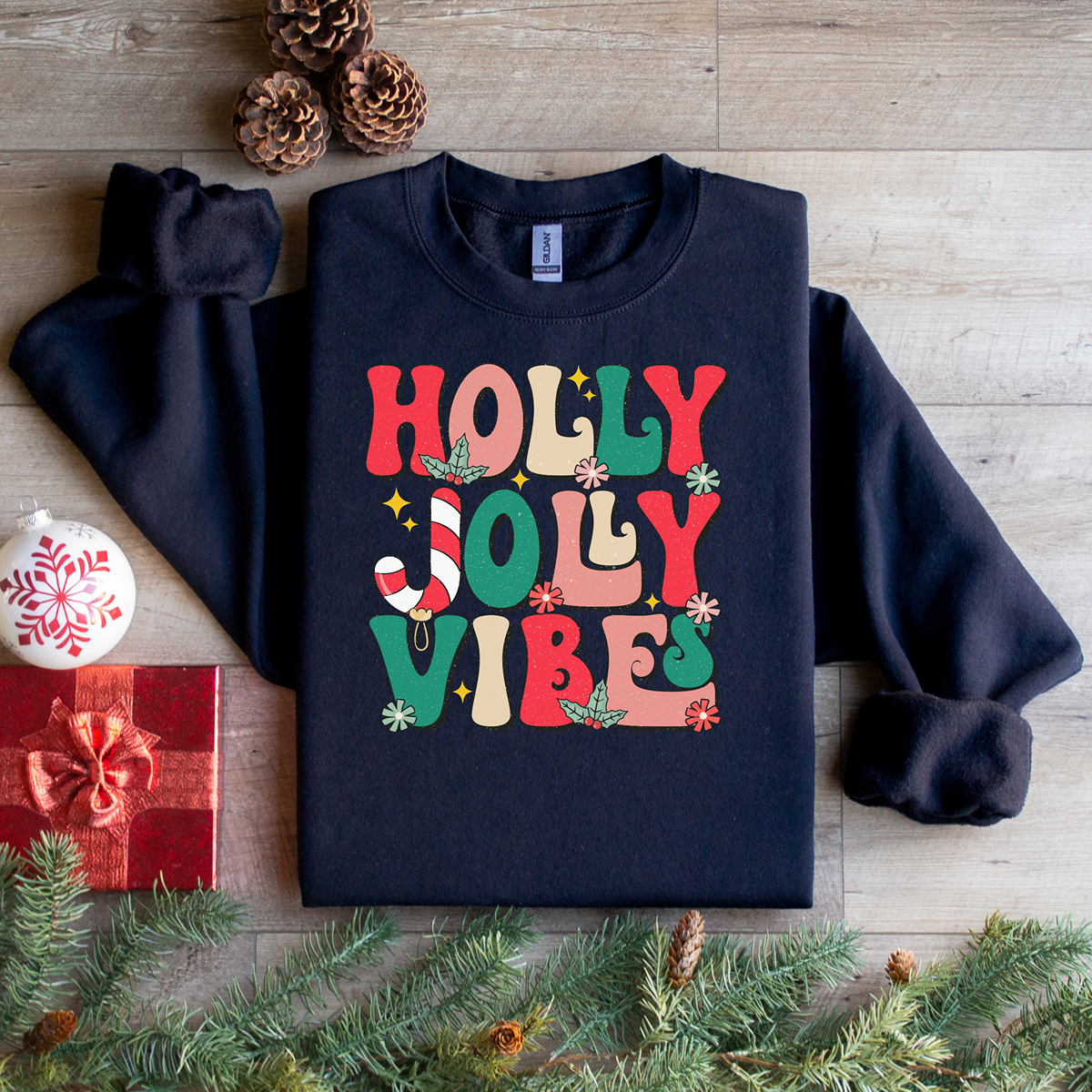 Holly Jolly Vibes Unisex Sweatshirt