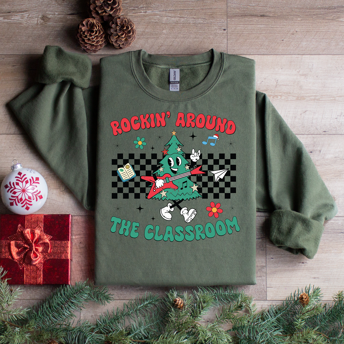 Rockin' Around the Classroom Unisex Sweatshirt