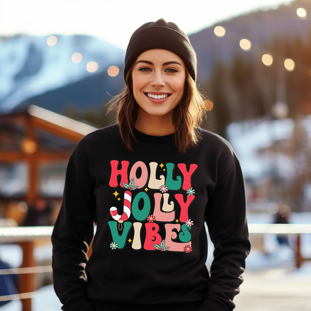 Holly Jolly Vibes Unisex Sweatshirt
