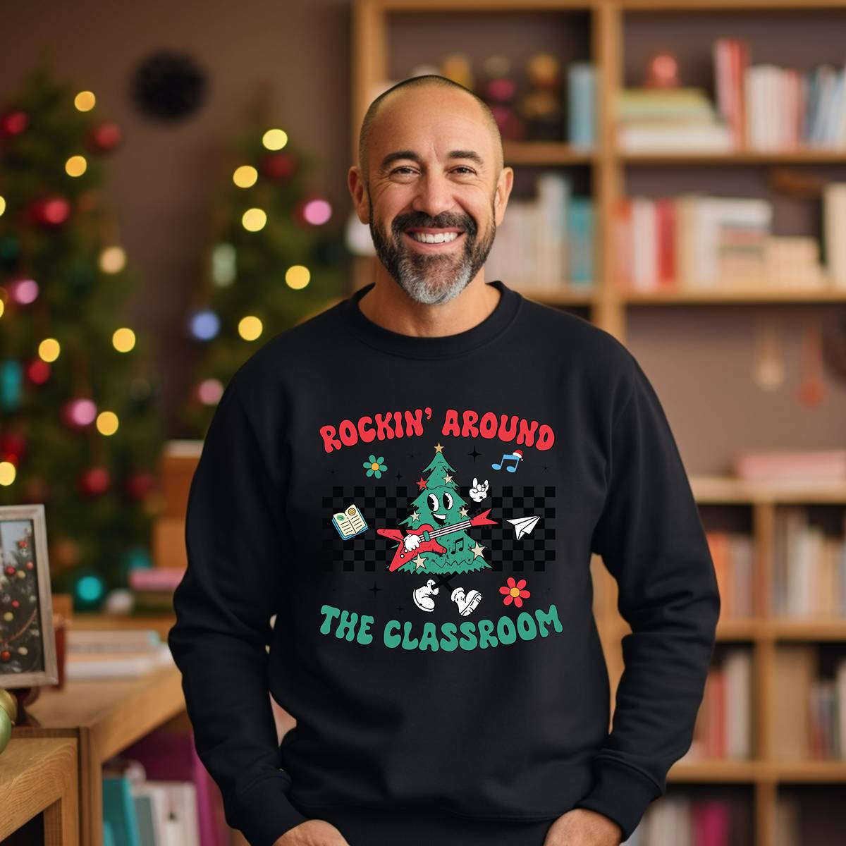 Rockin' Around the Classroom Unisex Sweatshirt