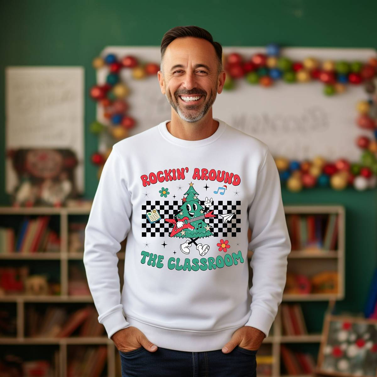 Rockin' Around the Classroom Unisex Sweatshirt