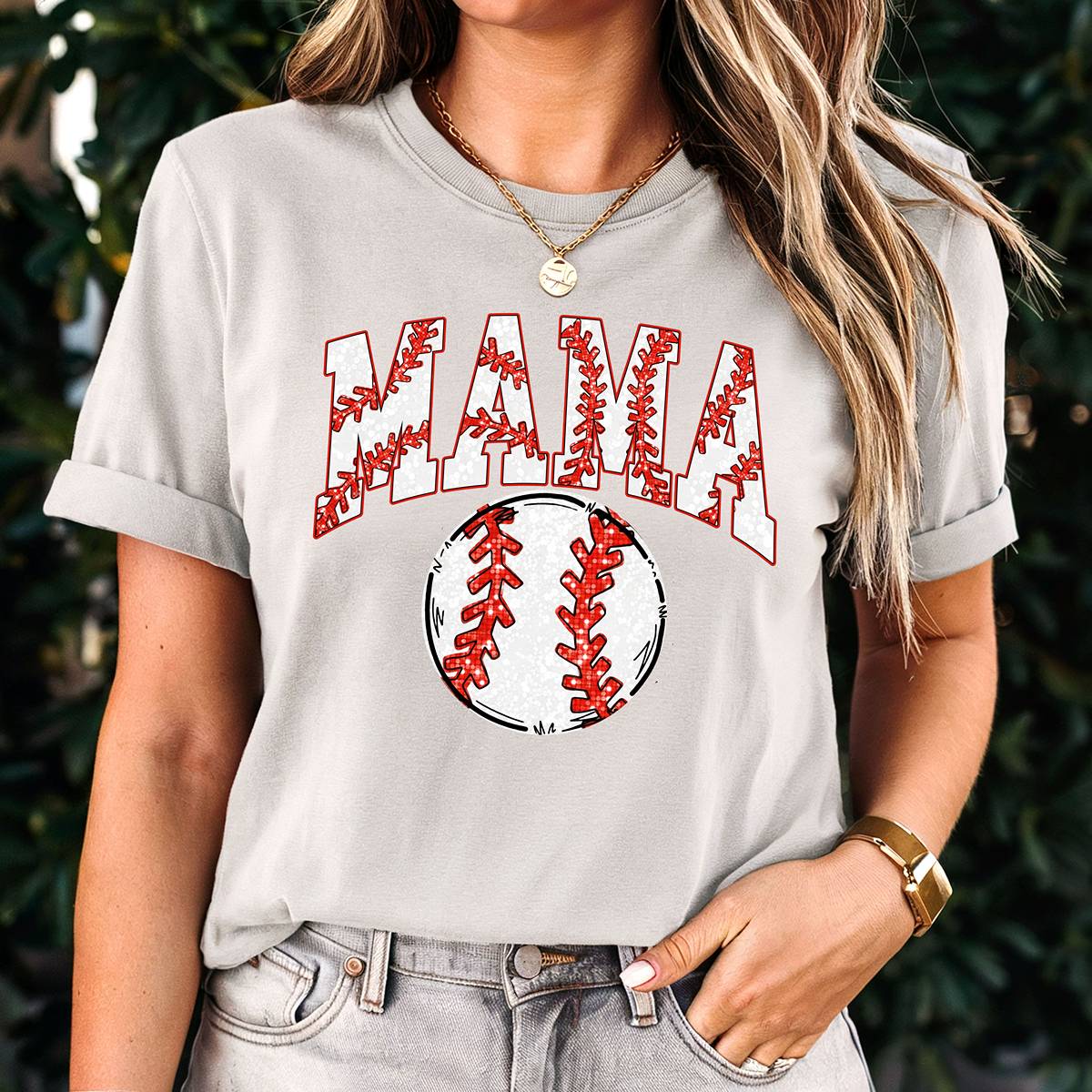Mama-Cute Baseball Mama Unisex Fit T-Shirt
