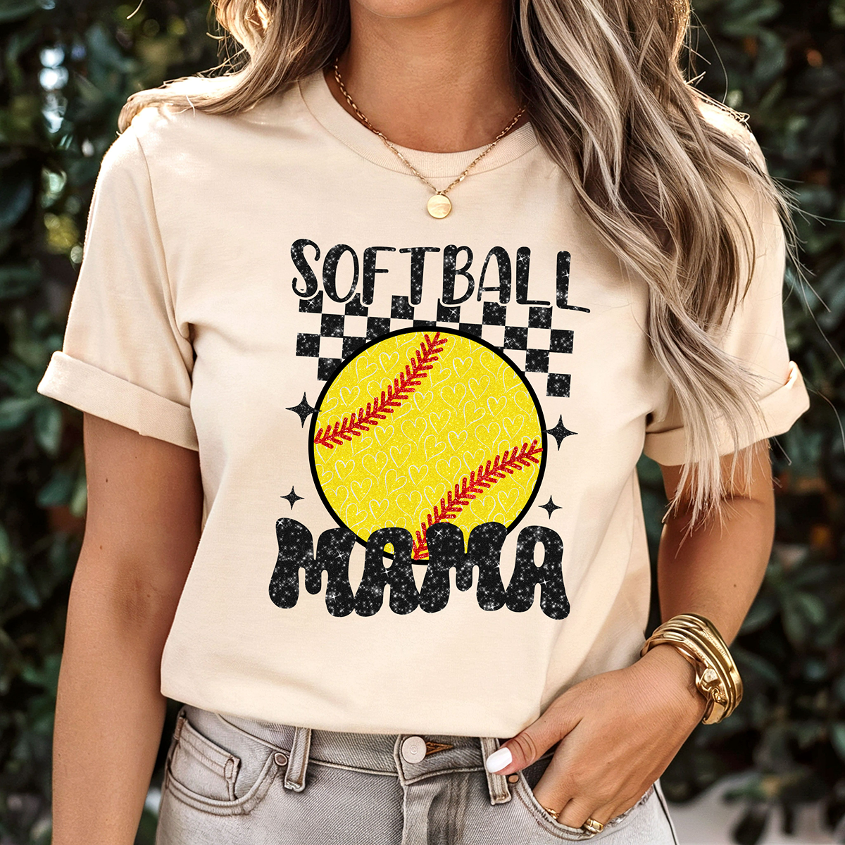 Softball Mama Unisex Fit Cute T-Shirt